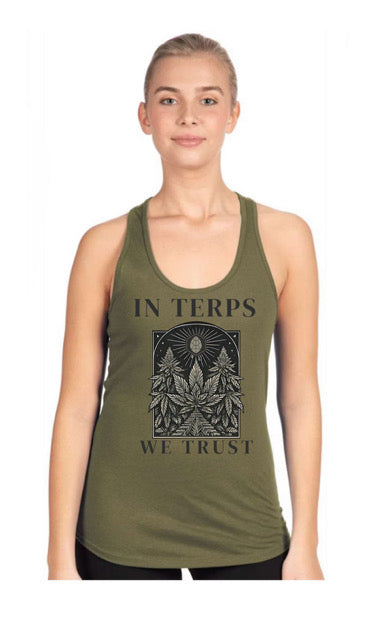 Women's “In Terps We Trust” Racerback Tank